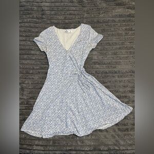 Hollister Blue Floral Mini Dress
